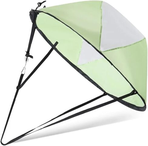 قارب كاياك شراعي للرياح قابل للطي مع نافذة شفافة قارب شراعي محمول خفيف الوزن لعشاق الرياضات المائية in Kuwait