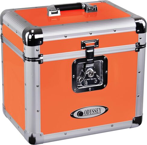 Odyssey Vintage Series Hot Rod Orange 12" Vinyl Records or LP Case, Holds 70 PCS in Saudi Arabia