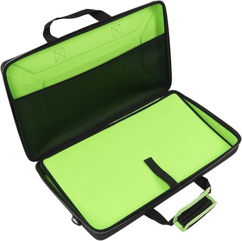 DJ Controller Case, Portable Double Bag with U Shaped Zippers DJ Equipment Case Padded Foam for Mobile DJs Travel Events Clubs Home Studios in Saudi Arabia