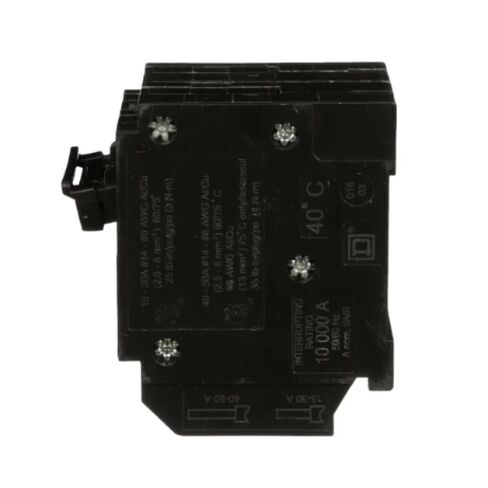 Genuine Square D HOMT230230 Quad Tandem Circuit Breaker Kit (1 Pack), Double 2-Pole, 30 Amp (30A), 120/240V, 10kAIC, UL Listed, Plug-on Space Saver for Homeline Load Centers & Panel Box in Kuwait