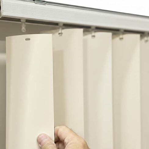 الستائر العمودية استبدال الشرائح الشاقة PVC PVC سلس المنحني (خارج أبيض) يمكنك اختيار الحجم والكمية (20 ، 0 ، بوصة ، 0 ، بوصة ، 42.50 ، بوصة ، 42.50 ، بوصة ، 3.50 ، بوصة) in Saudi Arabia