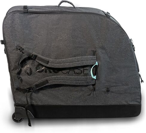 ORUCASE B2-MTB Bike Travel Case – Lightweight Airline-Friendly Rolling Bike Case with Foam Armor Protection, Wheels & Backpack Straps – Fits Most MTB, Gravel & Road Bikes in Saudi Arabia