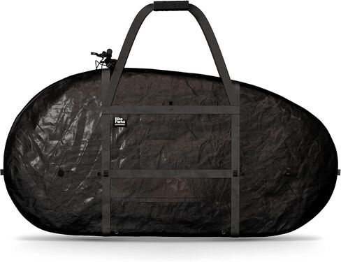 حقيبة نقل الدراجة BikeParka RoughSac - حماية متينة وقابلة للتعديل ضد الماء للدراجات - تناسب مع/بدون العجلة الأمامية، وتتضمن كيس أشياء لسهولة التعبئة - نسيج مقاوم للتمزق مقاوم للأشعة فوق البنفسجية in Kuwait