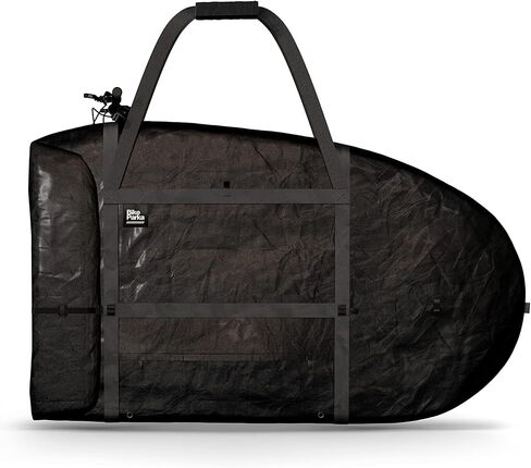 حقيبة نقل الدراجة BikeParka RoughSac - حماية متينة وقابلة للتعديل ضد الماء للدراجات - تناسب مع/بدون العجلة الأمامية، وتتضمن كيس أشياء لسهولة التعبئة - نسيج مقاوم للتمزق مقاوم للأشعة فوق البنفسجية in Kuwait