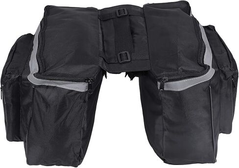 Aramox Rack Bag, 25L Double Side Bike Rear Carrier Bag with Reflective Strips for ShortDistance Riding in Saudi Arabia