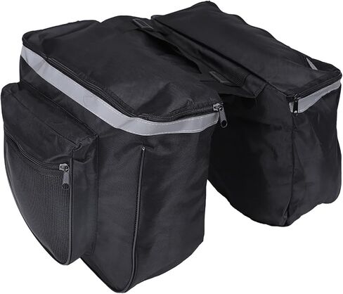 Aramox Rack Bag, 25L Double Side Bike Rear Carrier Bag with Reflective Strips for ShortDistance Riding in Saudi Arabia
