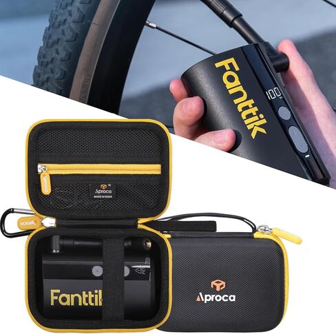 حافظة Aproca متوافقة مع مضخة الدراجة الصغيرة Fanttik X9 Ace، حقيبة تخزين محمولة للملحقات (الجراب فقط) in Saudi Arabia