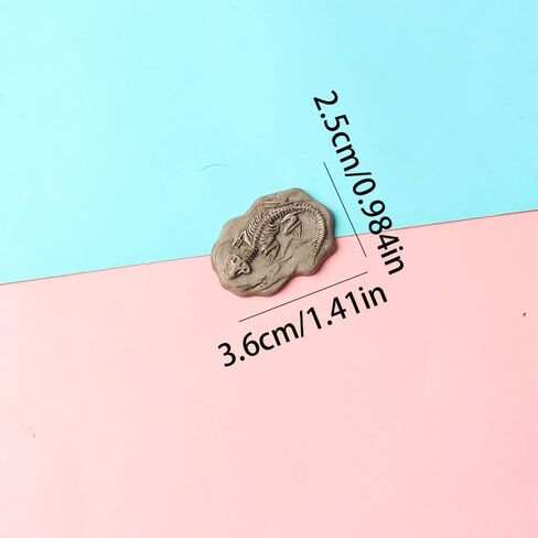 Acxico 20-Piece DIY Mini Resin Fossil Model Ornaments, Small Statue Ornaments & Jewelry Accessories for DIY Crafts, Decorative Displays, Holiday Decorations & Birthday Accents in Saudi Arabia