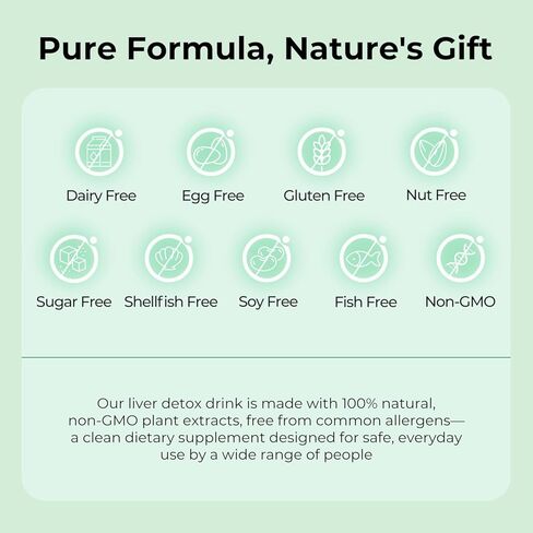 OxyEnergy تطهير الكبد وإصلاح السموم، مكمل عضوي للتخلص من سموم الكبد مع الكركم والهندباء والبوريريا، يدعم صحة الكبد والهضم، غير معدل وراثيًا، نباتي، خالي من الغلوتين، 30 عبوة in Kuwait