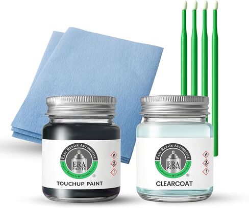 ERA Paints 346/452 - Black Sapphire Metallic for VOLVO Exact Match Automotive Touch Up Paint Spray - Essential Kit in Kuwait