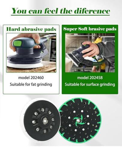 2pack 6" Back-up Sanding Pad Compatible with FES-Tool ETS 150/3 EQ, ETS 150/5 EQ, ETS EC 150/3 EQ,Replace 202460 (6" Hard Sanding Pad) in Saudi Arabia