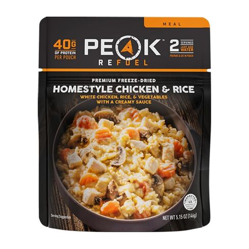 Peak Refuel White Chicken Chili | 41g Protein | 760 Calories | 100% Real Meat | Premium Freeze Dried | Amazing Taste & Quality | Backpacking & Camping & Prepper Food | 2 Servings in Kuwait