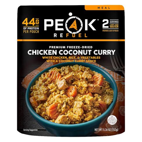 Peak Refuel White Chicken Chili | 41g Protein | 760 Calories | 100% Real Meat | Premium Freeze Dried | Amazing Taste & Quality | Backpacking & Camping & Prepper Food | 2 Servings in Kuwait