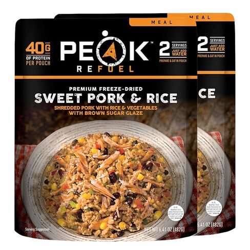 Peak Refuel White Chicken Chili | 41g Protein | 760 Calories | 100% Real Meat | Premium Freeze Dried | Amazing Taste & Quality | Backpacking & Camping & Prepper Food | 2 Servings in Kuwait