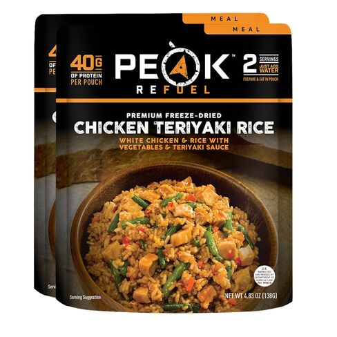 Peak Refuel White Chicken Chili | 41g Protein | 760 Calories | 100% Real Meat | Premium Freeze Dried | Amazing Taste & Quality | Backpacking & Camping & Prepper Food | 2 Servings in Kuwait