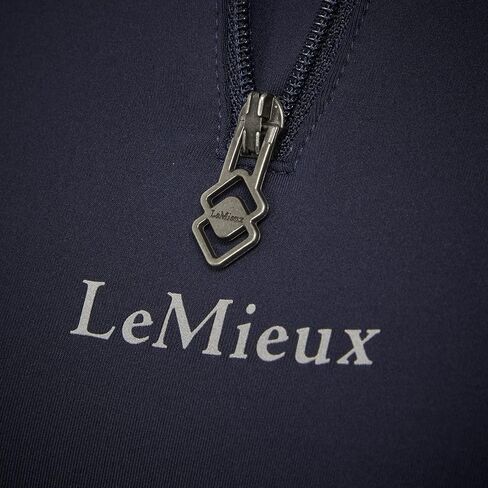 طبقة أساسية بأكمام طويلة شبكية من LeMieux Mia - مقاس نحيف - نسيج مسامي ماص للعرق - حماية من الأشعة فوق البنفسجية 50+ - كحلي US06 in Saudi Arabia