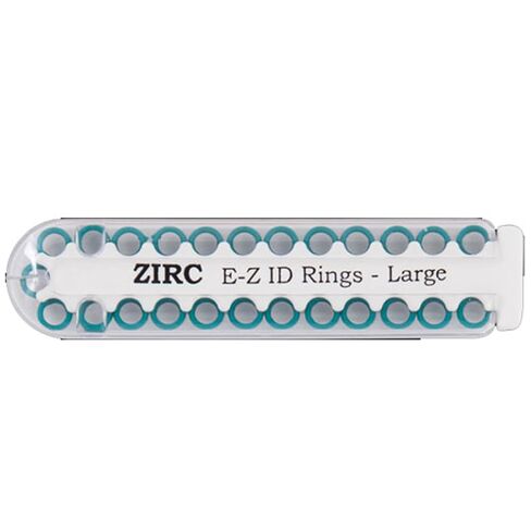 Zirc Dental 70Z200N E-Z ID أداة خواتم كبيرة نيون أزرق 25 / Pk in Kuwait