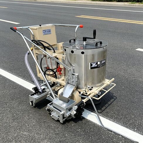 Thermoplastic Marking Machine High Efficiency Hot Melt Line Maker with Large Capacity Tank for Large Scale Parking Lot and Road Renovation Projects in Saudi Arabia