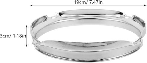 Vanzack Bass Drum Hoop Protector 7.48 بوصة قطع غيار حلقة الطبل ملحقات معدنية متينة لتعزيز الصوت وسهولة التركيب in Saudi Arabia