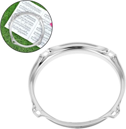 Vanzack Bass Drum Hoop Protector 7.48 بوصة قطع غيار حلقة الطبل ملحقات معدنية متينة لتعزيز الصوت وسهولة التركيب in Saudi Arabia