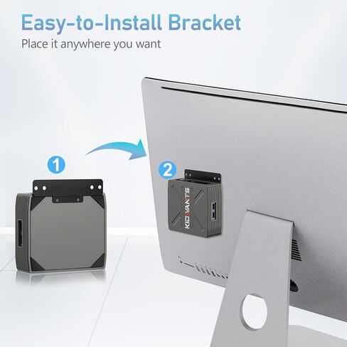 Touch Mini PC KN1 with Built-in Touchpad, N4000 8GB LPDDR4 RAM, 128GB eMMC, 4K Dual Display Desktop Computer for Home Office, BT 5.0/ WiFi 5/USB 3.0 in Kuwait