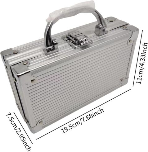 حافظة شرائح اللعبة تحتوي على 100 شريحة تخزين قابلة للقفل مع حامل رقاقة المقبض in Kuwait