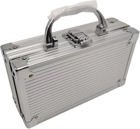 حافظة شرائح اللعبة تحتوي على 100 شريحة تخزين قابلة للقفل مع حامل رقاقة المقبض in Kuwait