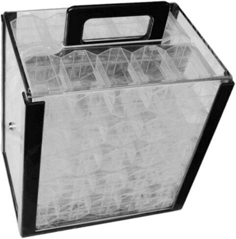 Chip Carrier Display Acrylic Chip Case for Parties Gaming Accessories Family in Kuwait