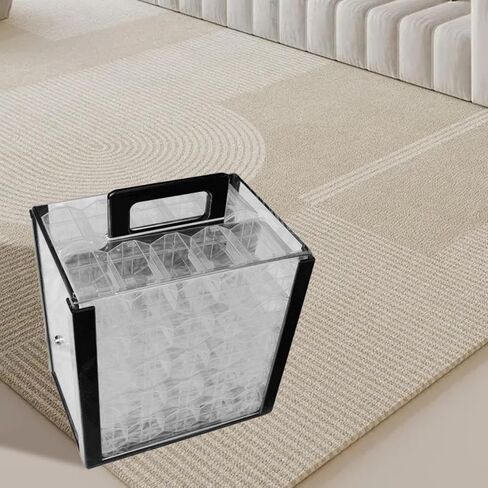 Chip Carrier Display Acrylic Chip Case for Parties Gaming Accessories Family in Kuwait