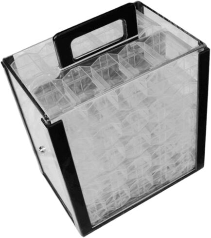 Chip Carrier Display Acrylic Chip Case for Parties Gaming Accessories Family in Kuwait