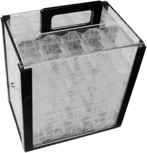 Chip Carrier Display Acrylic Chip Case for Parties Gaming Accessories Family in Kuwait