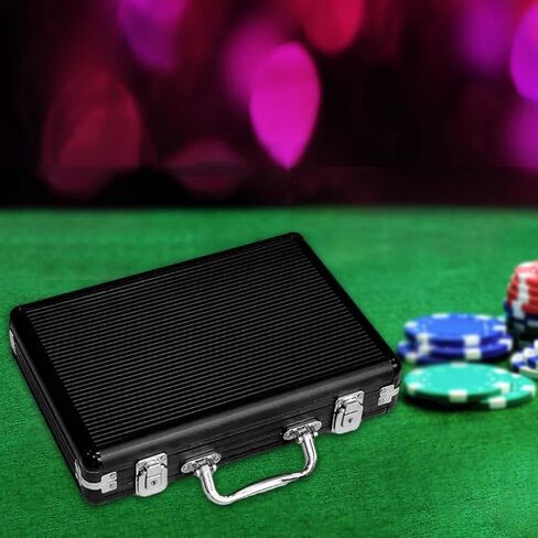 Chip Case Lockable Party Storage Case Carrying Case Professional Cards Box in Kuwait