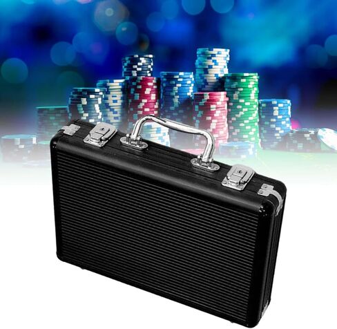 Chip Case Lockable Party Storage Case Carrying Case Professional Cards Box in Kuwait