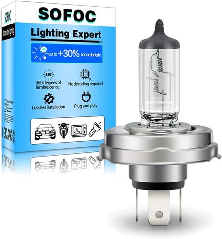 SOFOC-P45T Motorcycle/Car Headlights High/Low Beam Design 24V 100/90W White Super Bright Durable 1Pcs in Kuwait