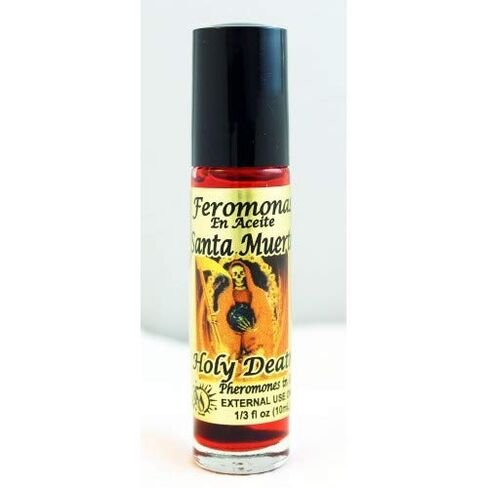 1 PIECE BRYBRADAN HOLY DEATH RED SANTA MUERTE ROJO PHEROMONE OIL ROLL-ON BOTTLE 1/3OZ 10ML in Saudi Arabia