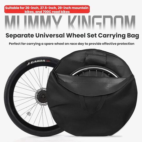 Bike Wheel Carrying Bag for 26/27/29 Inch MTB Mountain Bike And 700C Road Bikes Single Wheel Storage PVC Waterproof Bike Wheels Travel Case Bag in Saudi Arabia