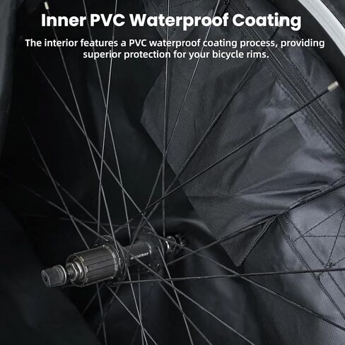 Bike Wheel Carrying Bag for 26/27/29 Inch MTB Mountain Bike And 700C Road Bikes Single Wheel Storage PVC Waterproof Bike Wheels Travel Case Bag in Saudi Arabia