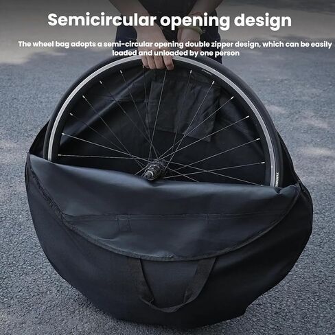 Bike Wheel Carrying Bag for 26/27/29 Inch MTB Mountain Bike And 700C Road Bikes Single Wheel Storage PVC Waterproof Bike Wheels Travel Case Bag in Saudi Arabia