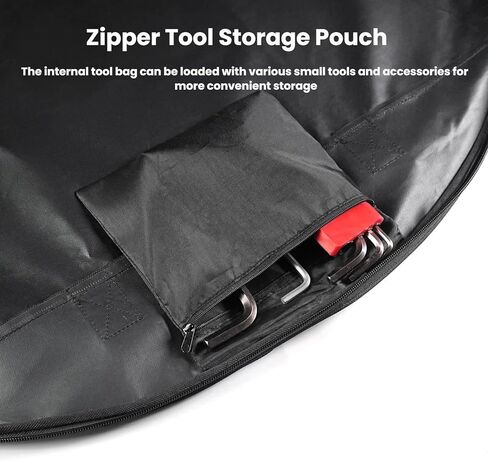 Bike Wheel Carrying Bag for 26/27/29 Inch MTB Mountain Bike And 700C Road Bikes Single Wheel Storage PVC Waterproof Bike Wheels Travel Case Bag in Saudi Arabia