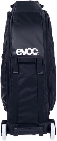 حقيبة الدراجة EVOC باللون الأسود - حقيبة نقل الدراجة من البولي كربونات المقاومة للصدمات مع عجلة مشبك 3.0، تصميم خفيف الوزن، مناسب عالميًا للطرق والحصى وXC وEnduro وDownhill و29 بوصة، تتضمن دراجات in Saudi Arabia