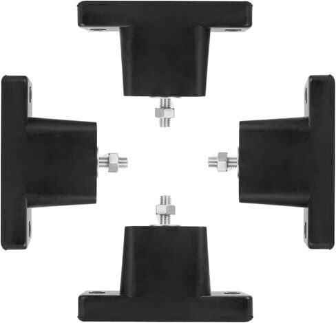 Air Conditioner Mounting Rubber Studs Shock Absorber 4 Pack Anti Vibration Rubber Isolator Mounts for Mini Split & HVAC & Heat Pump& Central Air Conditioner Condensers Floor Bracket 200 KG in Kuwait