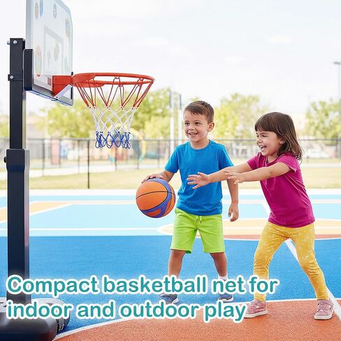 2Pack 8 Loops Mini Basketball Net Replacement, Heavy-Duty Nylon Little Small Basketball Net for Indoor Door Room Walls 8"-10.25" Hoop in Saudi Arabia
