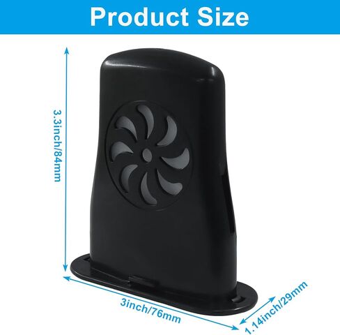 4 قطع من مرطب الجيتار الصوتي، أداة تشغيل صامتة لترطيب فتحة صوت الجيتار الأسود، أداة صيانة خزان الرطوبة لمنع التشقق/أصحاب الجيتار الصوتي in Kuwait