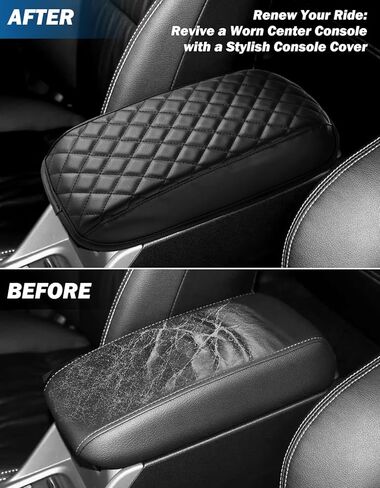 Cover Joytutus Center Cover متوافق مع مسند الذراع المدني 2012-2015 ، PU Leather 9th Gen Civic Arm Rest ، واقي تغطية وحدة التحكم الوسطى in Kuwait