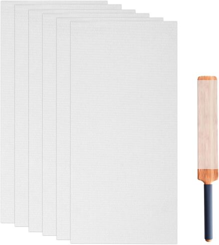 6 Pack Cricket Bat Protection Sheet, Transparent High Viscosity Fiberglass Cricket Bat Tape, Anti Scuff Sheet Tape Clear Face Cover for Cricket Bat Care in Kuwait