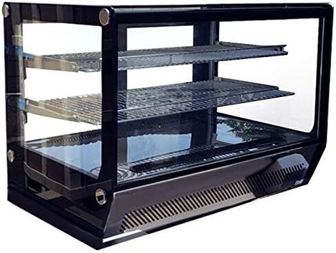 Bakery Display Cooler Case Counter top Desktop Commercial refrigerator Pastry Deli 35" Glass NSF ETL UL-RTW-160L-5 in Kuwait