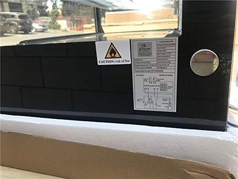 Bakery Display Cooler Case Counter top Desktop Commercial refrigerator Pastry Deli 35" Glass NSF ETL UL-RTW-160L-5 in Kuwait