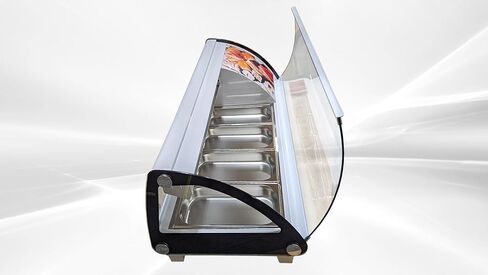 Refrigerated Sushi Display Cooler Case Countertop 4 Pan Commercial Refrigerator ; LED Lighting; 44" Wide NSF ETL cs-43 in Kuwait