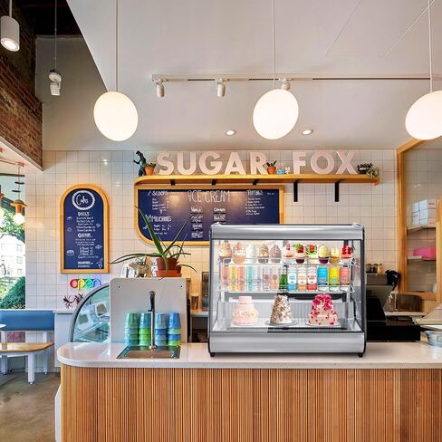 5.3 Cu Ft Commercial Dessert Display Refrigerator, 149L Undercounter Beverage Cooler, Glass Door Display with Digital Thermostat, 2 Adjustable Shelves & Auto Defrost for Restaurant, Cafe, Bar, Bakery in Saudi Arabia