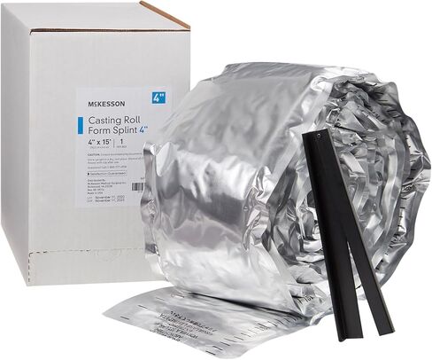 McKesson Casting Roll Form Splints, Fiberglass, White, 4 in x 15 ft, 1 Count, 1 Pack in Kuwait